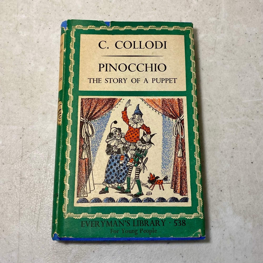 Pinocchio - The Story of a Puppet - 1955 (Everyman’s Library No. 538)